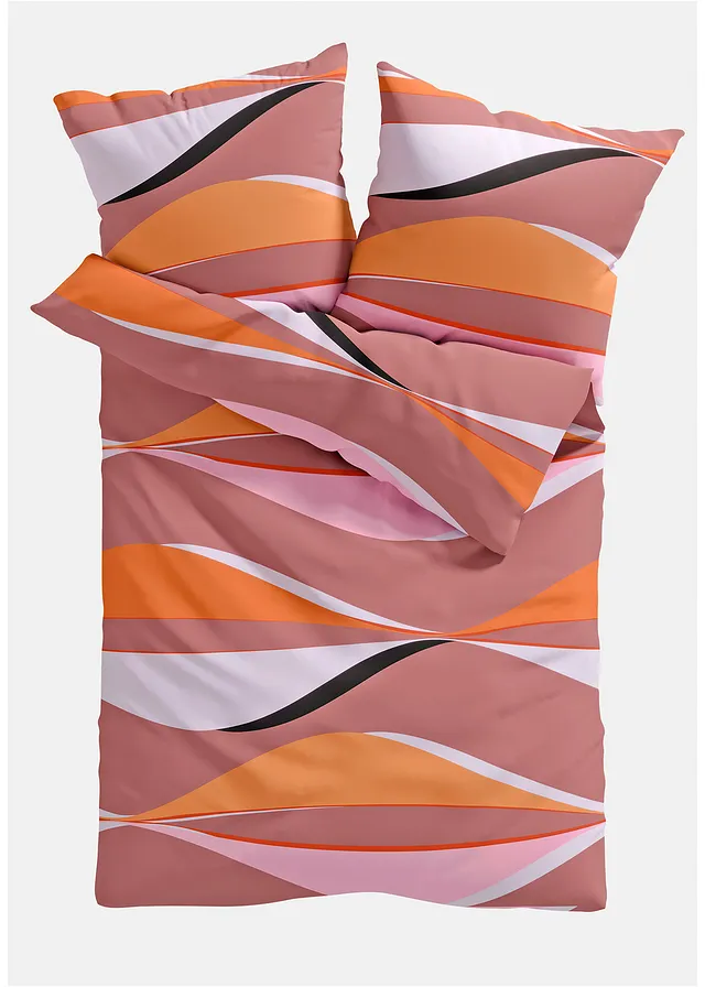 Lenjerie pat cu design grafic