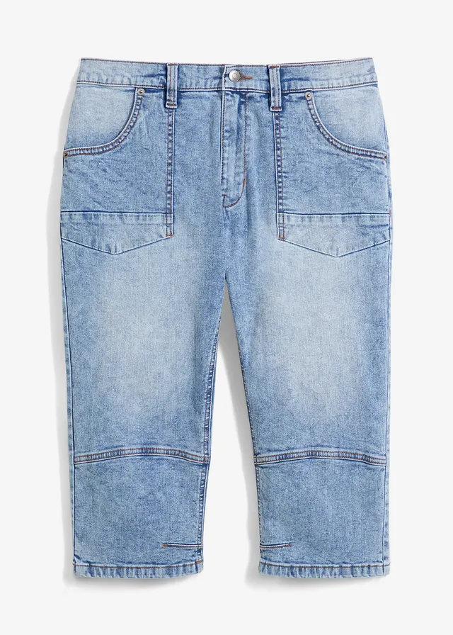 Blugi 3/4 drepți, regular fit