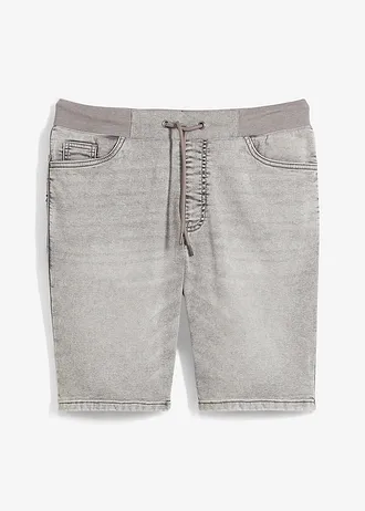 Instap jeans stretch bermuda regular fit • light grey denim • bonprix online shop