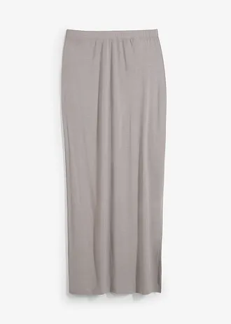 Jersey rok van zachte viscose • grijs • bonprix online shop