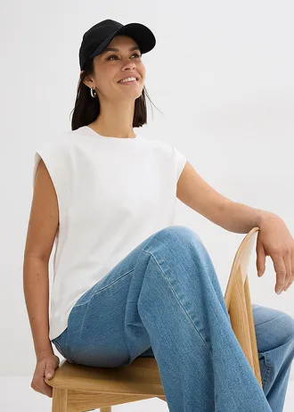 Shirt van puur biologisch katoen • wolwit • bonprix online shop