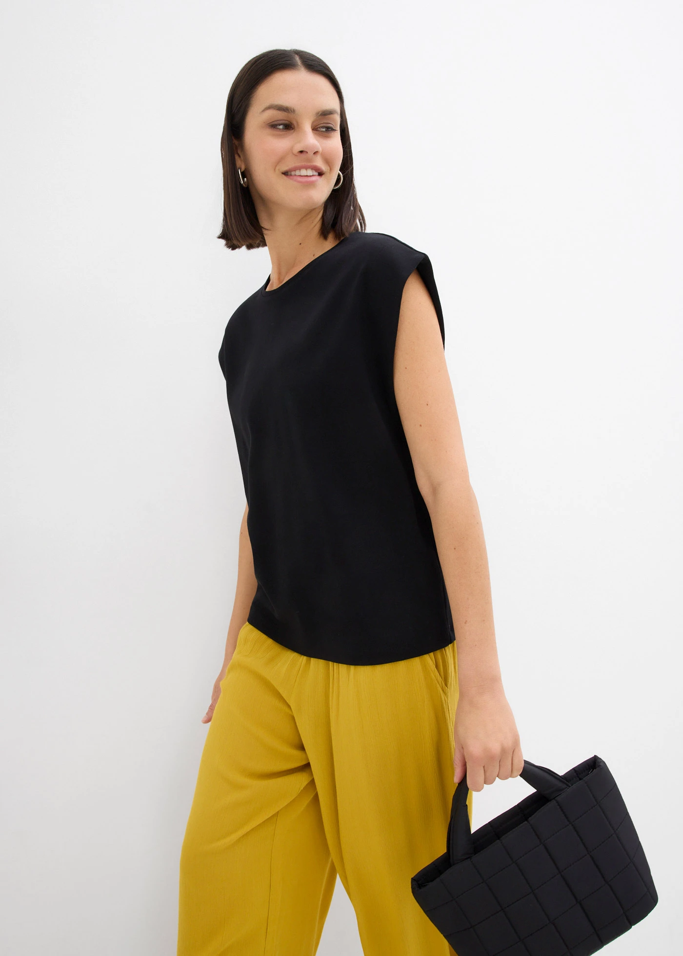 T-shirt 100% coton • noir • Boutique bonprix