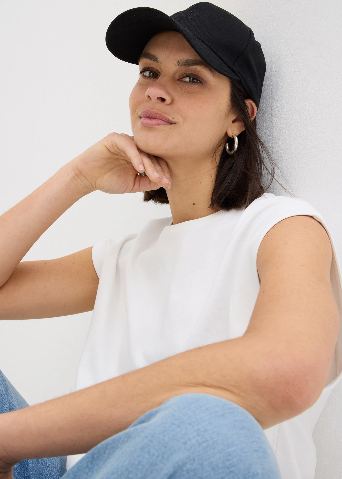 Bluză tricot din bumbac organic 100% • ecru • magazin bonprix