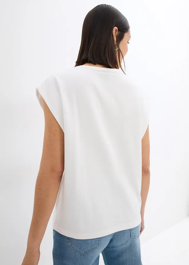 Shirt van puur biologisch katoen, Kleur: wolwit