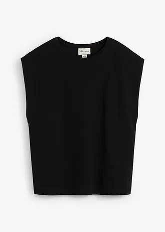 Shirt z czystej bawełny organicznej • czarny • sklep bonprix