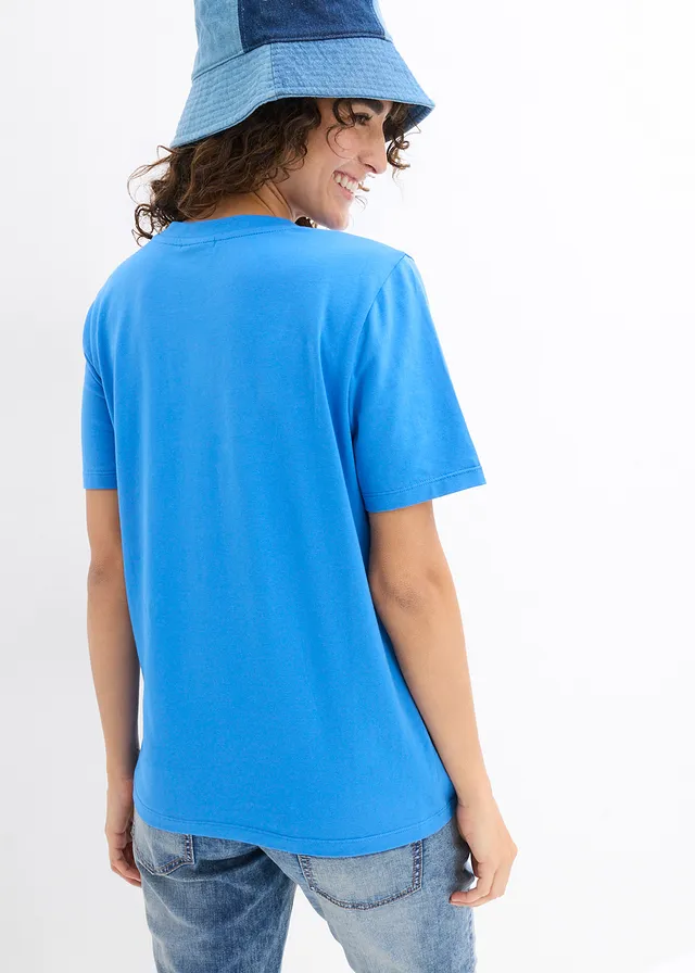 Lot de 2 T-shirts de grossesse en coton • jaune clair/bleu glacier • product-page.page-title-suffix
