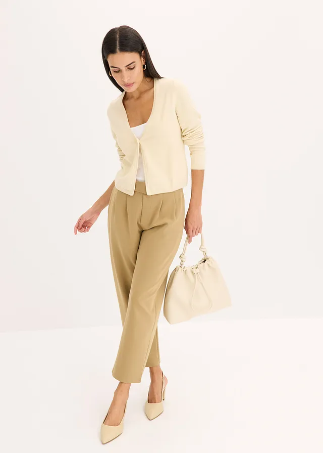 Gilet simple en fine maille • sable clair • product-page.page-title-suffix