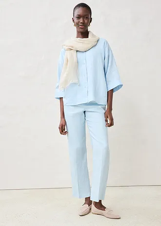 Zomerse linnen sjaal, Kleur: lichtsand