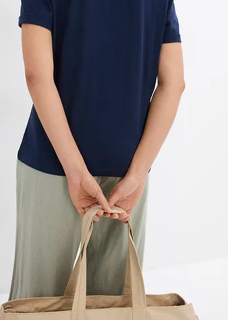 Shirt tuniek van biologisch katoen • donkerblauw • bonprix online shop