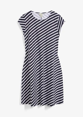 Jersey jurk in een aansluitend model