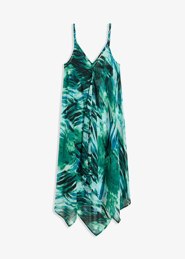 Robe de plage, Couleur: vert/turquoise