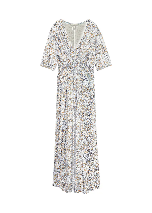 Rochie maxi din jerse, pentru maternitate și alăptare