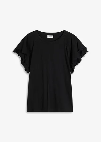 Shirt met opvallende mouwen