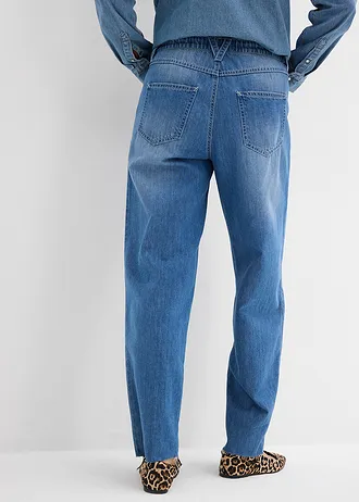 Baggy jeans, mid waist, soft • lichtblauw denim used • bonprix online shop