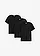Lot de 3 T-shirts, Couleur: noir