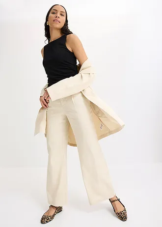 Jersey top met twist • zwart • bonprix online shop