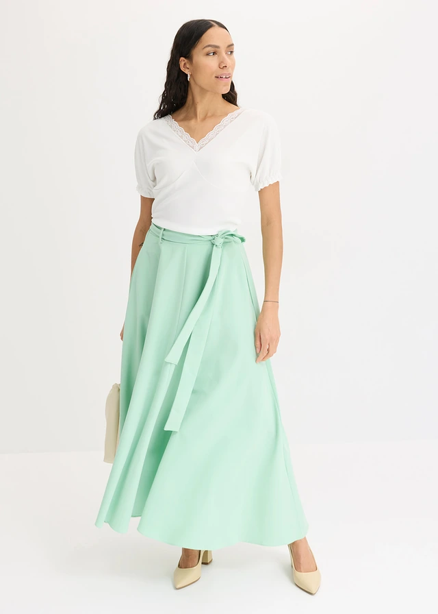Jupe longue, Couleur: menthe