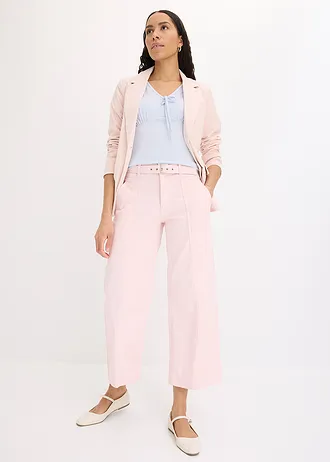 T-shirt froncé, Couleur: bleu clair