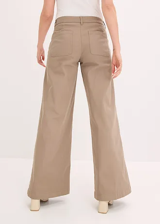 Pantalon large et extensible • olive clair • Boutique bonprix