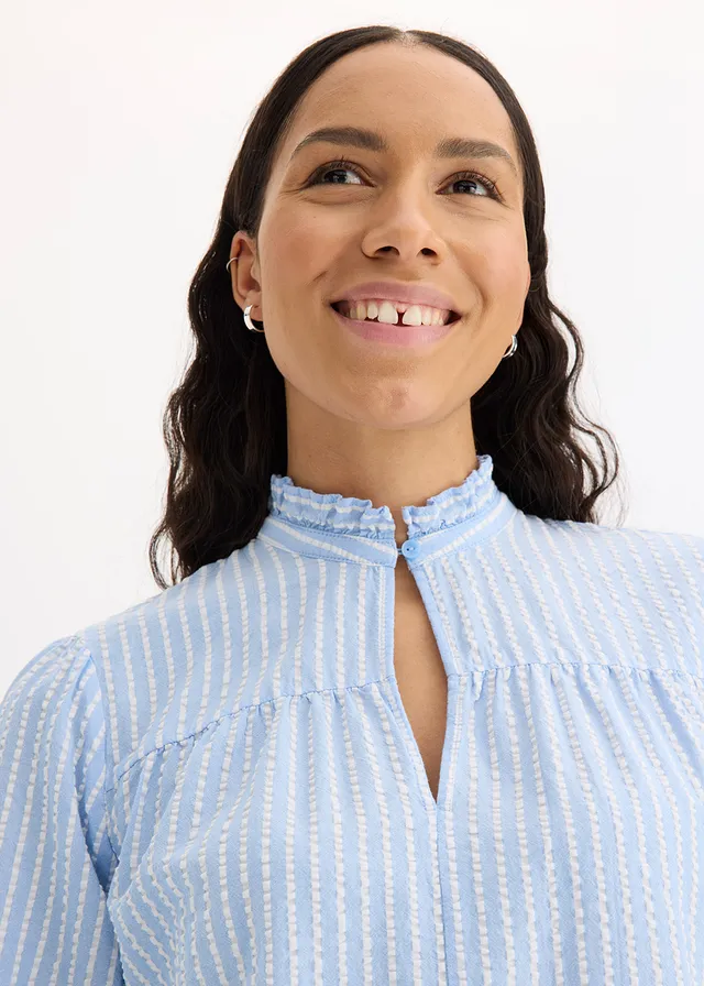 Getreepte blouse • lichtblauw-wolwit gestreept • product-page.page-title-suffix