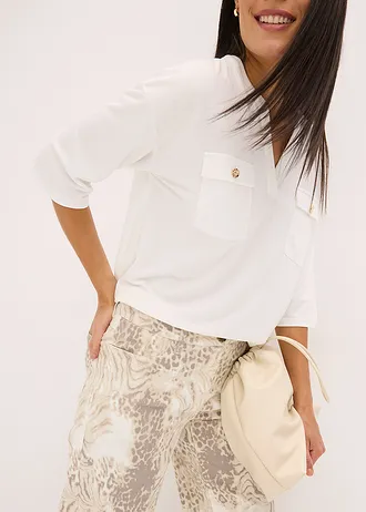 Shirt tuniek • wolwit • bonprix online shop