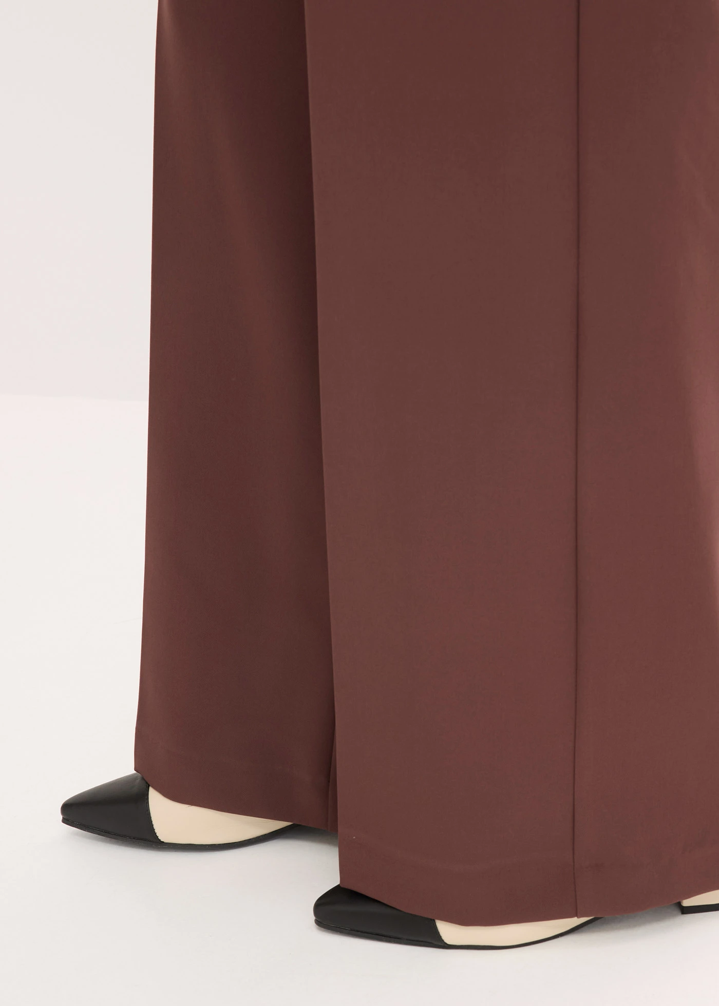 Pantalon large habillé • marron • Boutique bonprix