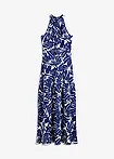 crème/bleu floral