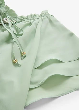 Tunika s podílem hedvábí • světle rákosová • bonprix obchod