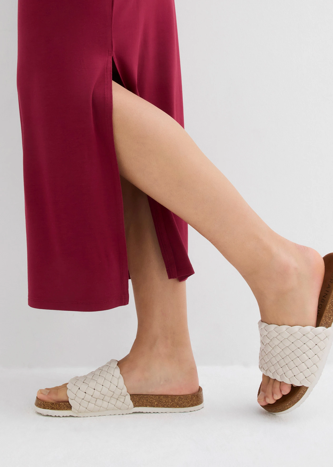 Žerzejová sukně z měkké viskózy • rododendronově červená • bonprix obchod