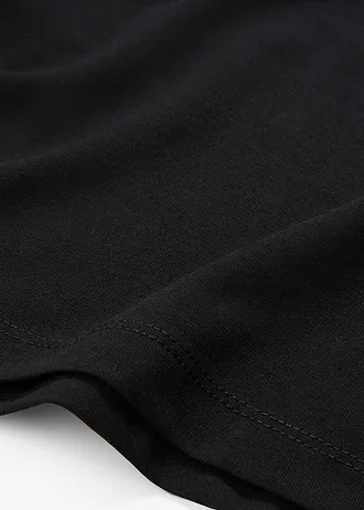 Shirt van een zachte viscosemix • zwart • bonprix online shop