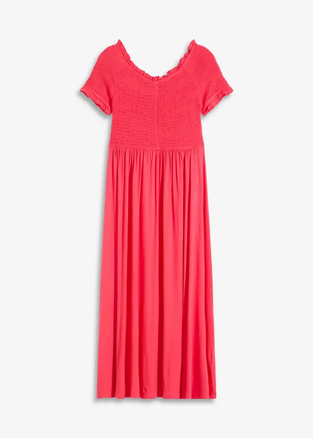 Midi šaty s riasením