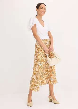 Shirt met volants, Kleur: wit