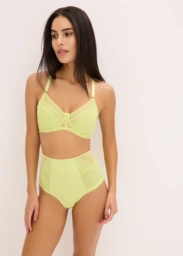 BH met beugel en sierlijk kant • mintgroen • bonprix online shop