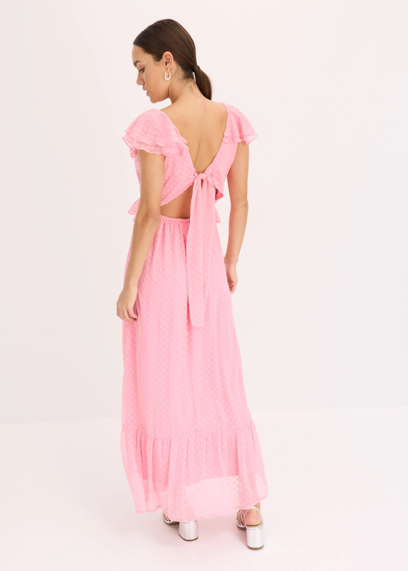 Maxi jurk • knalroze • bonprix online shop