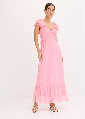 Maxi jurk • knalroze • bonprix online shop