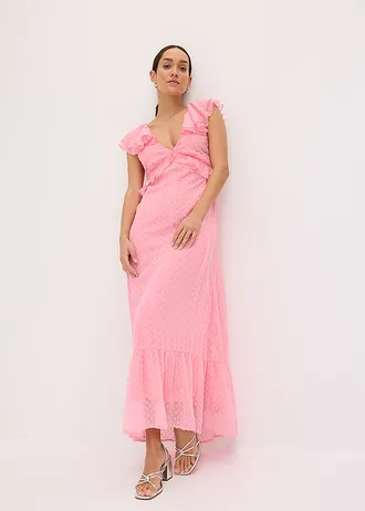 Maxi jurk • knalroze • bonprix online shop