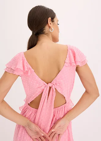 Maxi jurk • knalroze • bonprix online shop