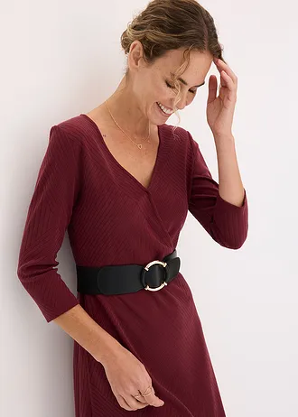 Curea elastică cu cataramă în stil inedit • negru/auriu • magazin bonprix