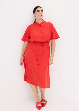 Blousejurk, Kleur: aardbeirood