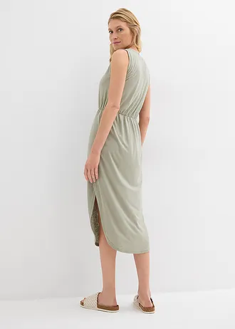 Jersey jurk van een viscosemix • zeegras gemêleerd • bonprix online shop