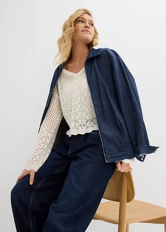 Lichte ajour trui • wolwit • bonprix online shop