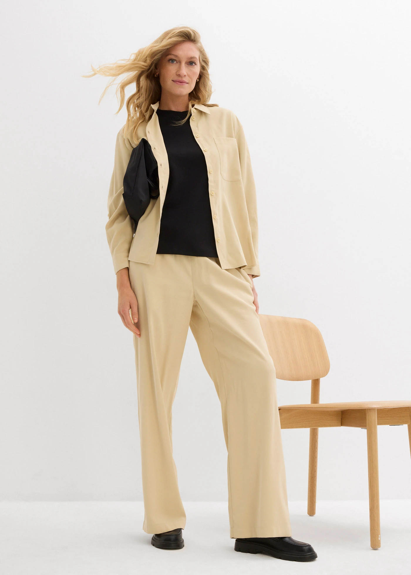 Tričko z čisté organické bavlny • černá • bonprix obchod