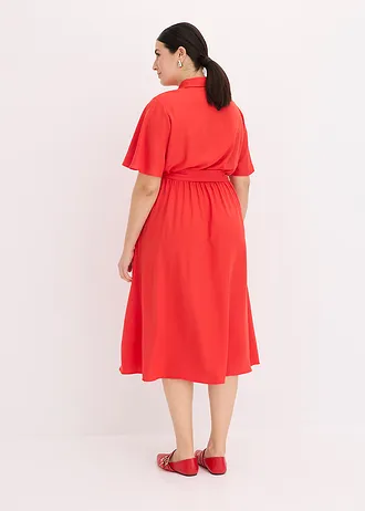 Blousejurk, Kleur: aardbeirood