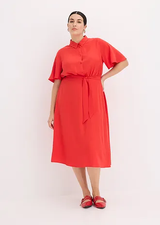 Blousejurk, Kleur: aardbeirood