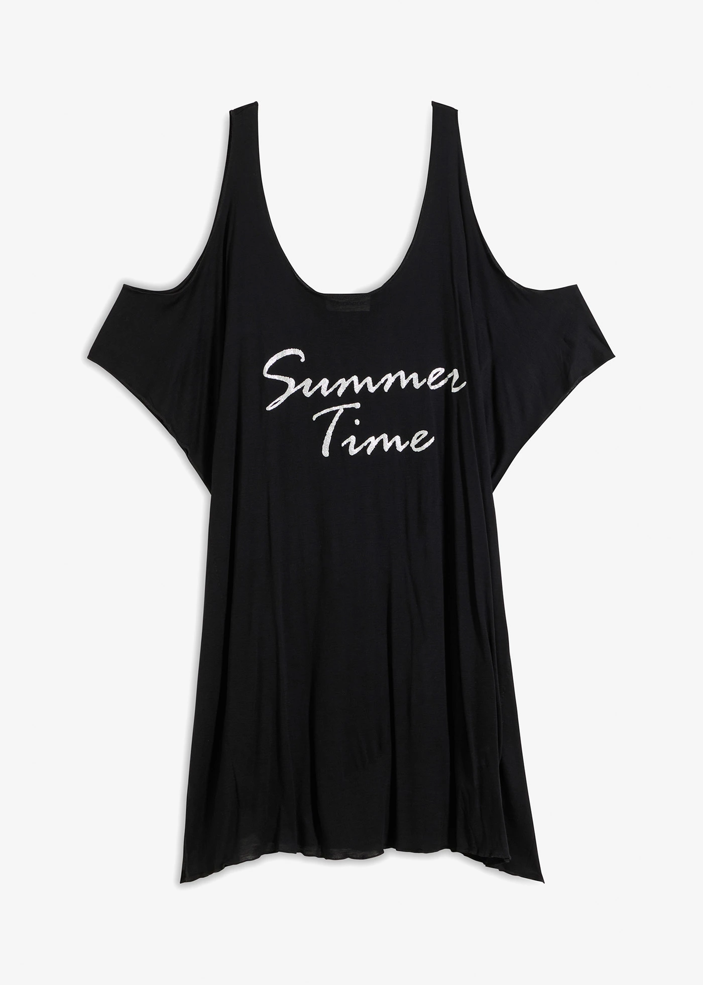 Průhledné plážové šaty z viskózy • černá • bonprix obchod