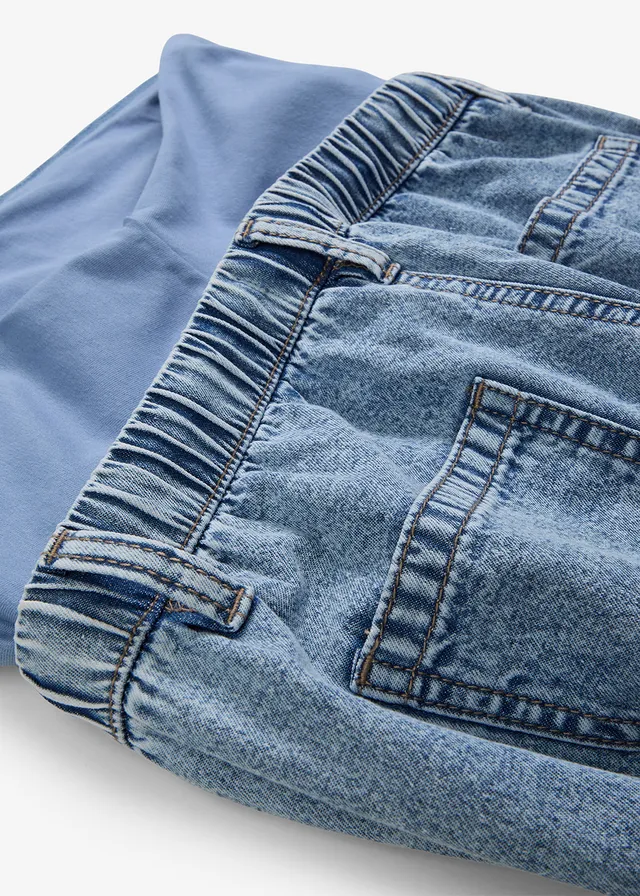 Jean de grossesse, boyfriend, longueur cheville • bleu clair denim • product-page.page-title-suffix