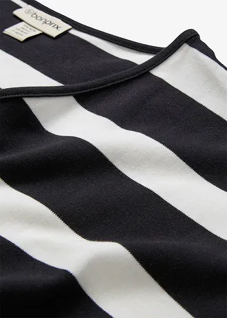 T-shirt rayé • noir-écru rayé • Boutique bonprix