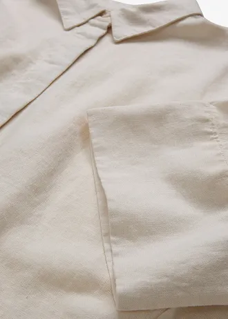 Chemisier en matière rafraîchissante • beige naturel • Boutique bonprix