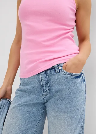 Top z čisté organické bavlny • růžová • bonprix obchod