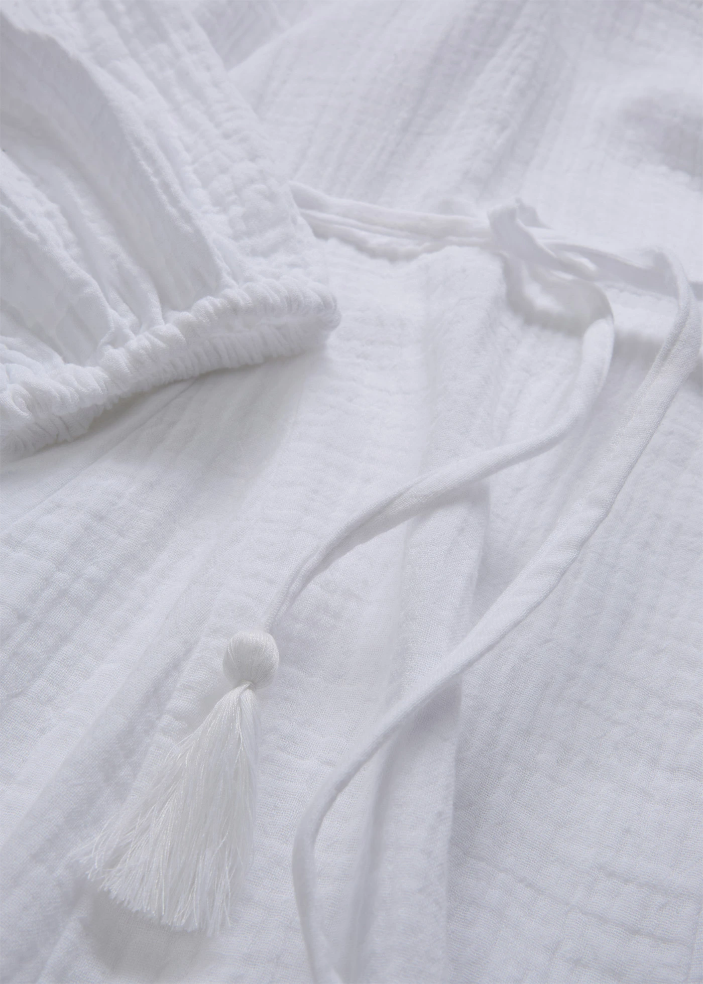 Mini jurk in skaterlook met ceintuur en 3/4 mouwen • wolwit • bonprix online shop